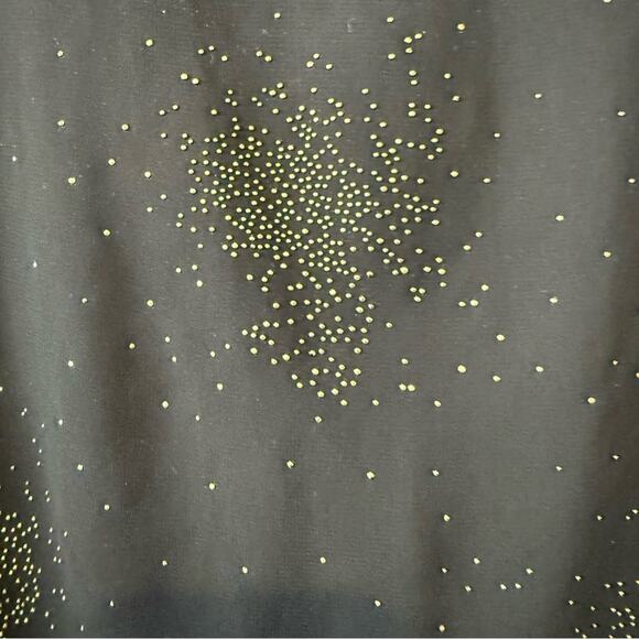 Avenue Black Sleeveless Gold Sparkle Layered Blouse – Size 18/20 2X - Picture 4 of 5